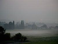 Landschaft im Nebel