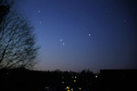 Venus, Jupiter, Mond 3.2.08