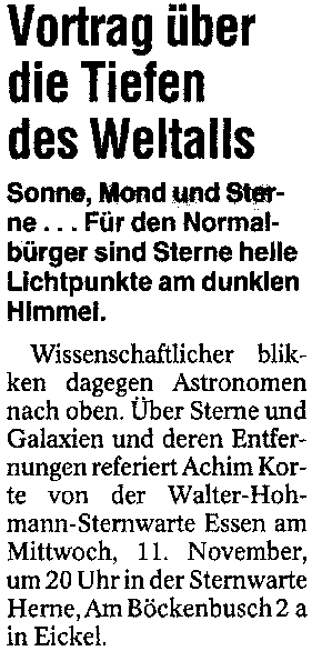 Presseankndigung am 09. November 1998